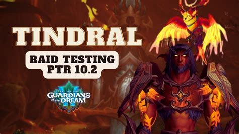 TINDRAL Amirdrassil Raid Testing PTR 10 2 Dragonflight Combat commenté