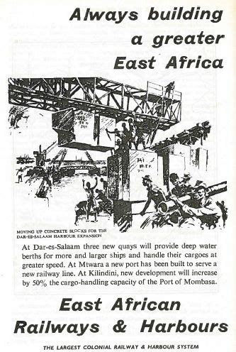 East African Railways And Harbours Ad East Africa Historical