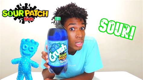 2 Liter Crush Sour Patch Kids Berry Soda Chug Sour Youtube