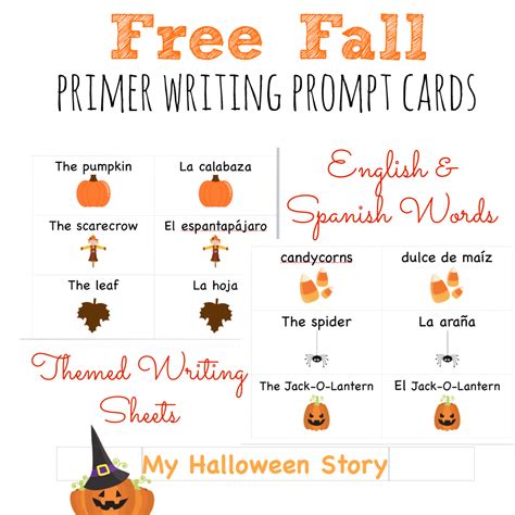 Free Fall Writing Prompts In English And Spanish