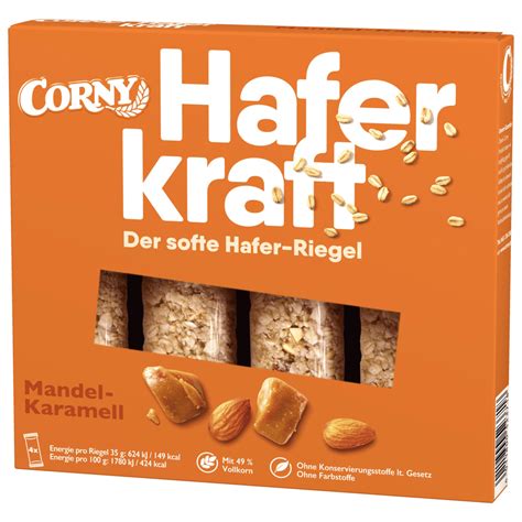 CORNY Haferriegel Mandel Karamell 4x35g Von REWE Ansehen