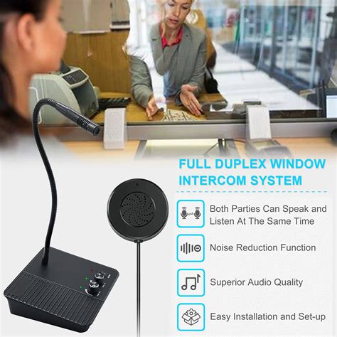 Buy Window Speaker Intercom Systemdual Way Counter Intercom System For