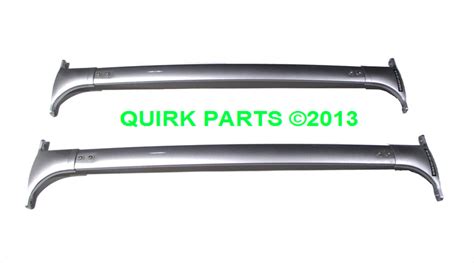 2008-2013 Nissan Rogue Roof Rail Cross Bars Silver 2-pc Set GENUINE OEM ...