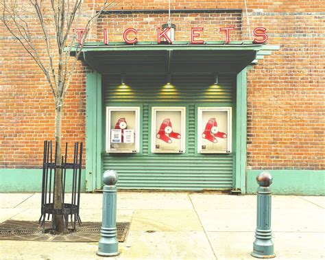 Fenway Park Boston Baseball Red Sox Ticket Office - Etsy