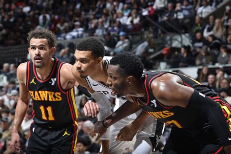 Game Preview San Antonio Spurs Vs Atlanta Hawks Pounding The Rock