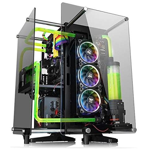 Thermaltake Core P Tempered Glass Black Atx Mid Tower Open Frame