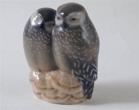 Royal Copenhagen Owl Pair Etsy Royal Copenhagen Owl Pairs