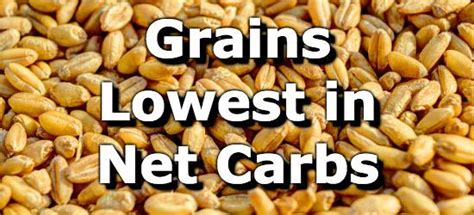 Carbohydrates In Grains Chart