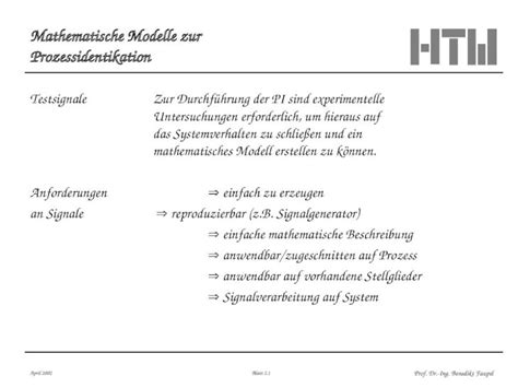 PPT Prof Dr Ing Benedikt Faupel April 2002 Blatt 2 1 Mathematische