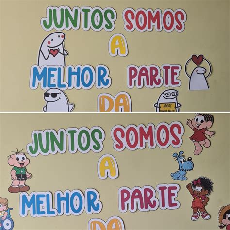 Painel Voltas Aulas Flork E Turma Da M Nica