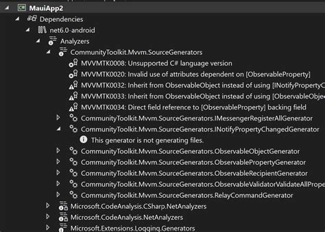 c# - Community.Toolkit.MVVM not working with .NET Maui? - Stack Overflow