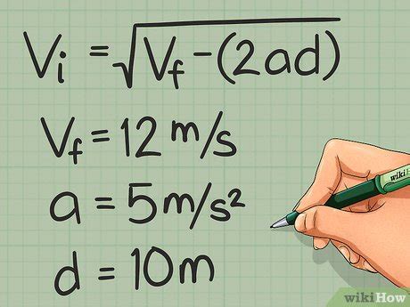 Formas De Calcular La Velocidad Inicial Wikihow