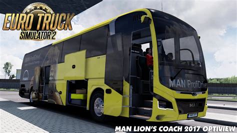 Euro Truck Simulator 2 Man Lions Coach 2017 Optiview ETS2 Mods 1