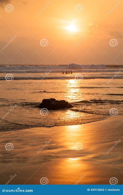 Santa Teresa sunset stock image. Image of sandy, beach - 45915843