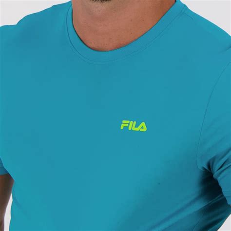 Camiseta Fila Basic Sports Especial Azul Futfanatics