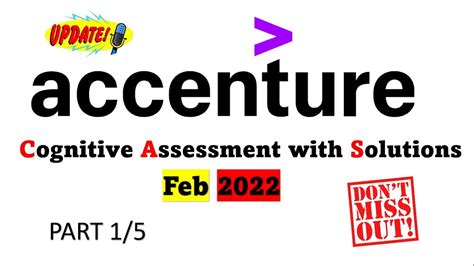 Feb Accenture Cognitive Test Questions And Answershow To Prepare