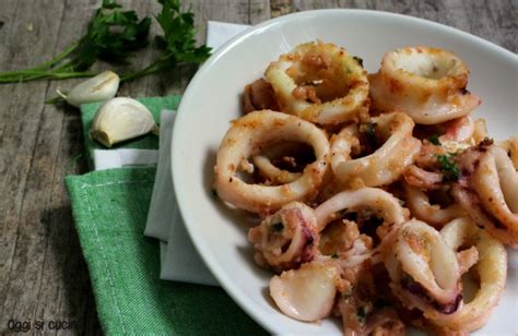 Anelli Di Calamari Al Forno Oggi Si Cucina