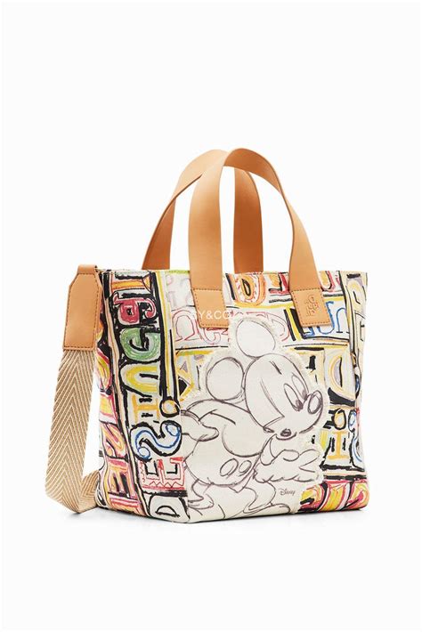 Bolso Shopper Desigual Mickey Mouse Saxa Bolsos