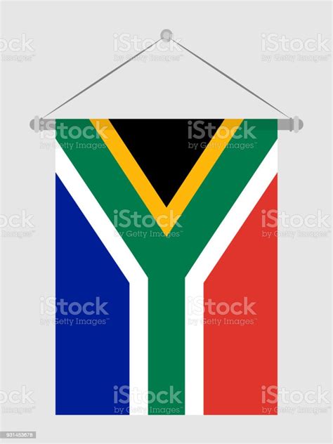 South Africa Flag Stock Illustration Download Image Now South