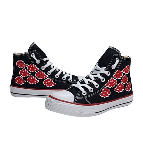 All Star Cano Alto Akatsuki Naruto Unissex Shopee Brasil