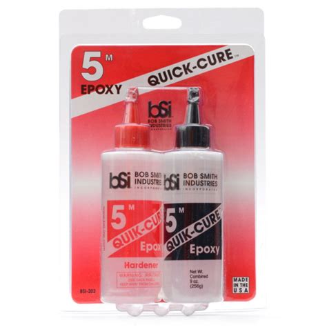 BSi Colle Résine Epoxy 2 composants Quick Cure 5min 128g 256g R Models