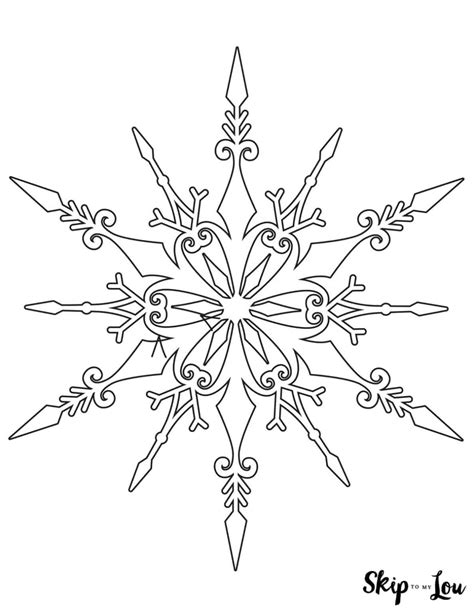 Snowflake Coloring Pages | Skip To My Lou