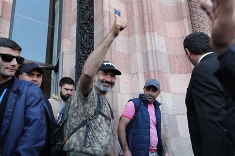 Armenian Opposition Leader Nikol Pashinyan Gets Pm Support Calls Off