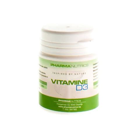 Pharmanutrics Vitamine D3 Capsules 60 Stuks Kopen Of Bestellen € 12