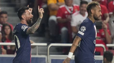 Lionel Messi Stunning Goal Helps PSG Draw 1 1 At Benfica In UCL