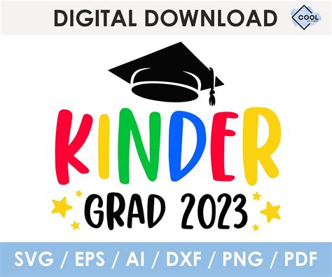 Kinder Grad 2023 Svg Kindergarten Graduation Svg Cricut - Etsy Ireland