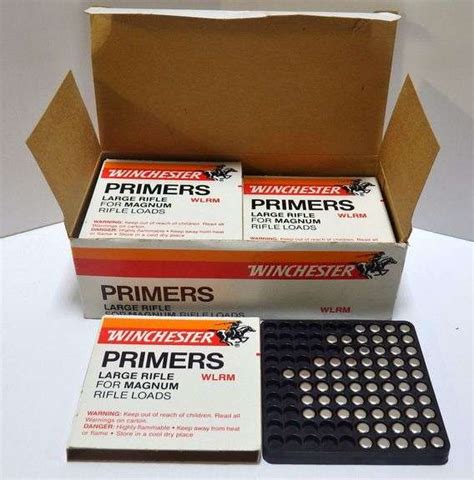 Winchester Large Rifle Magnum Primers Albrecht Auction Service