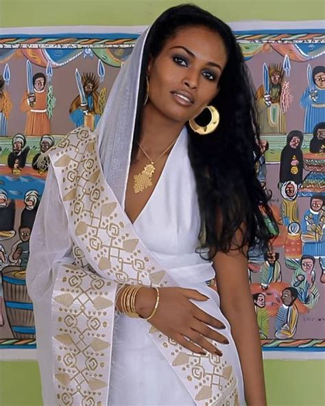 Ethiopian Beauty Ethiopian Dress Habesha Kemis Eritrean African