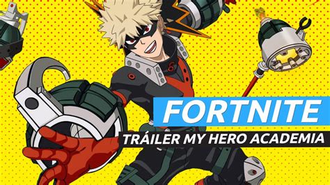 Fortnite X My Hero Academia Tráiler De La Colaboración Vídeo