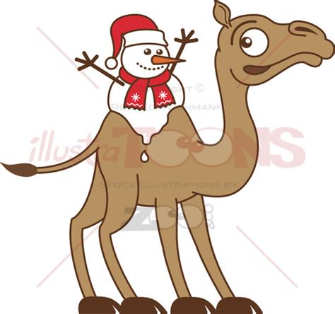 Christmas Camels Collection Illustratoons