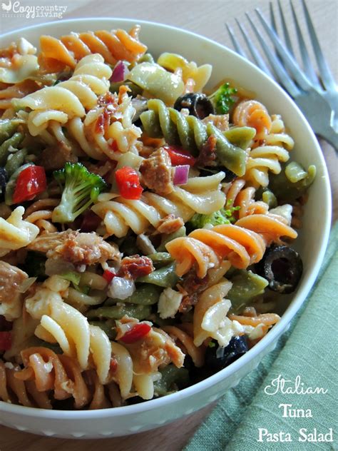 Italian Tuna Pasta Salad