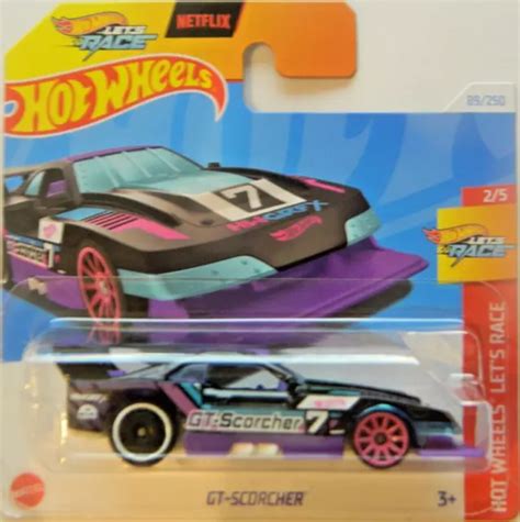 2024 HOT WHEELS Netflix Let S Race GT Scorcher Scheda Corta EUR 17 40 PicClick IT