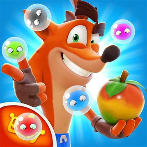 Crash Bandicoot And Frog Super Shooter Bubbles Jeu Gratuit En Ligne