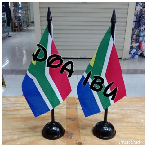 Jual Tiang Kayu Meja Bendera Afrika Selatan Shopee Indonesia