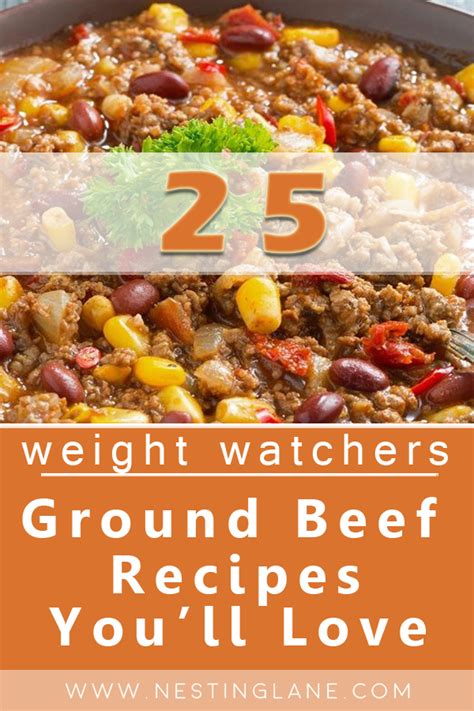 25 Ground Beef Recipes To Help You Stick To Your Ww Plan