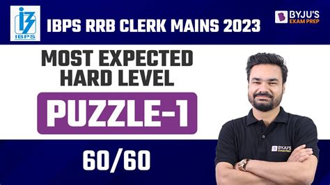 IBPS RRB Clerk Mains 2023 Puzzle Reasoning Most Expected Puzzle For