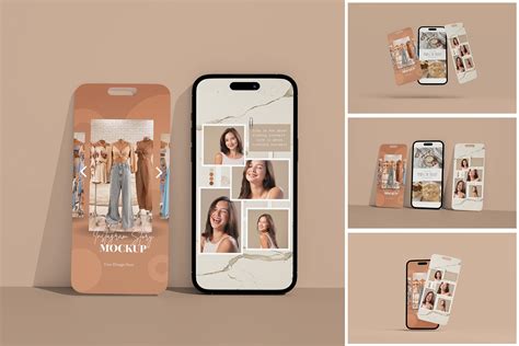 Instagram Story Mockup Graphic By Mrletters Creative Fabrica