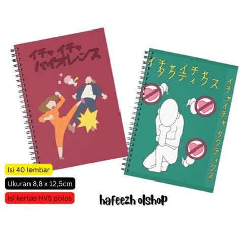 Jual Buku Catatan Notes Notebook Notepad Spiral Jiraya Icha Icha