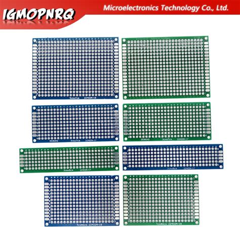 1pcs Double Sided Protoboard Breadboard Universal PCB Board Green Blue