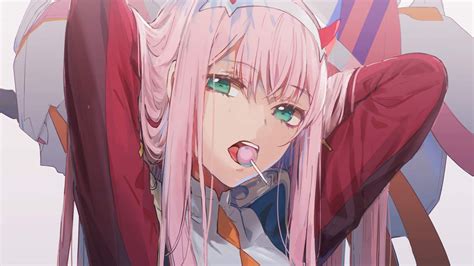 国家队《darling In The Franxx》 02 Zero Two壁纸特辑 哔哩哔哩