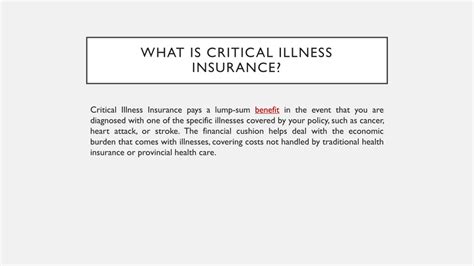 Ppt What Is A Good Amount For Critical Illness Coverage Powerpoint