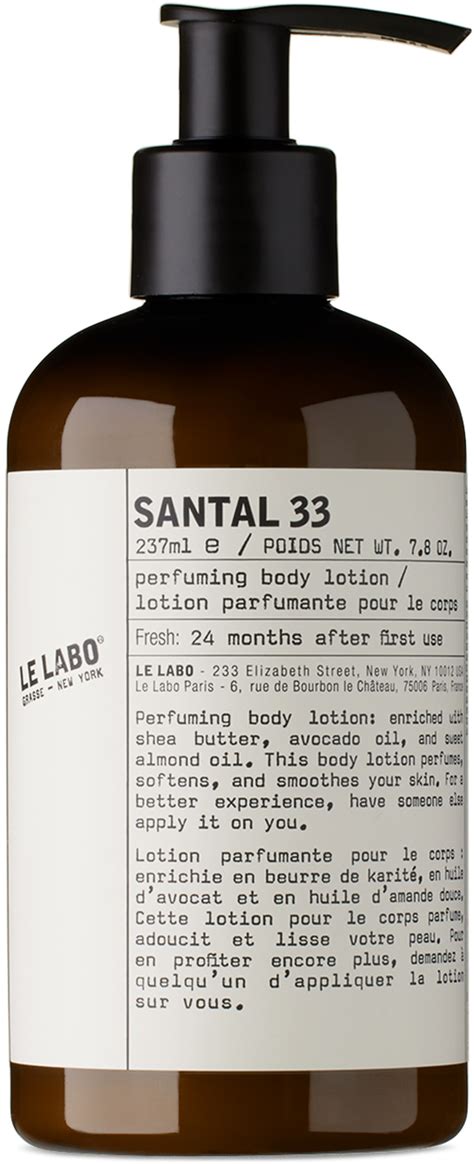 Le Labo Santal 33 Body Lotion 8 Oz Le Labo