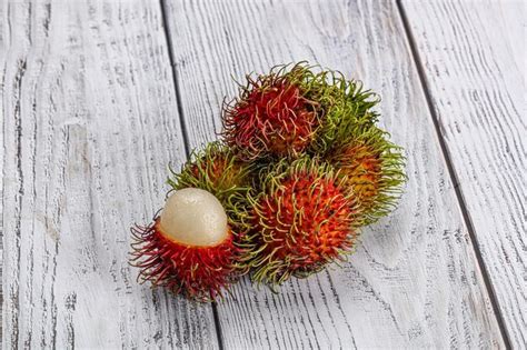 Premium Photo Sweet Juicy Tropical Exotic Fruit Rambutan