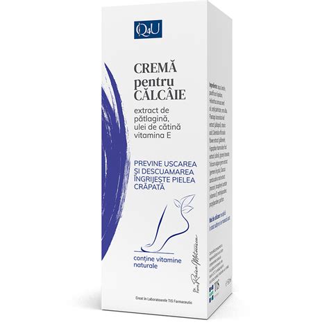 Crema Pentru Calcaie Q U Ml Tis Farmaceutic Bebe Tei