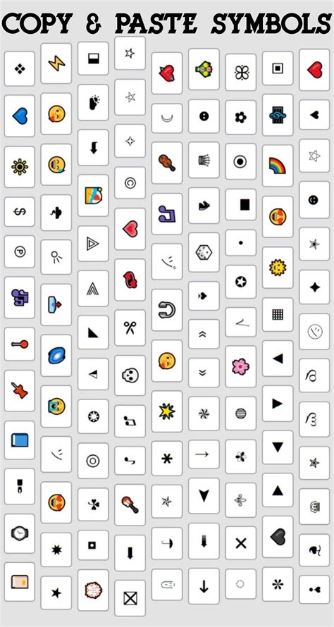 Cool Symbols Copy And Paste Symbols To Copy Paste In Cool