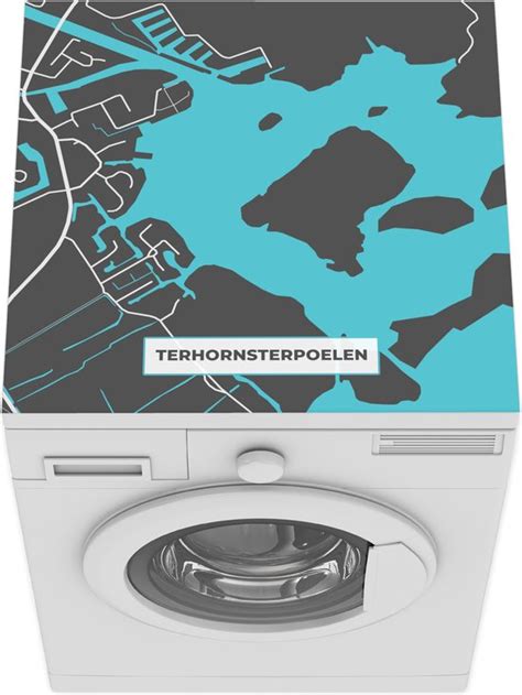 Wasmachine Beschermer Wasmachine Mat Stadskaart Plattegrond